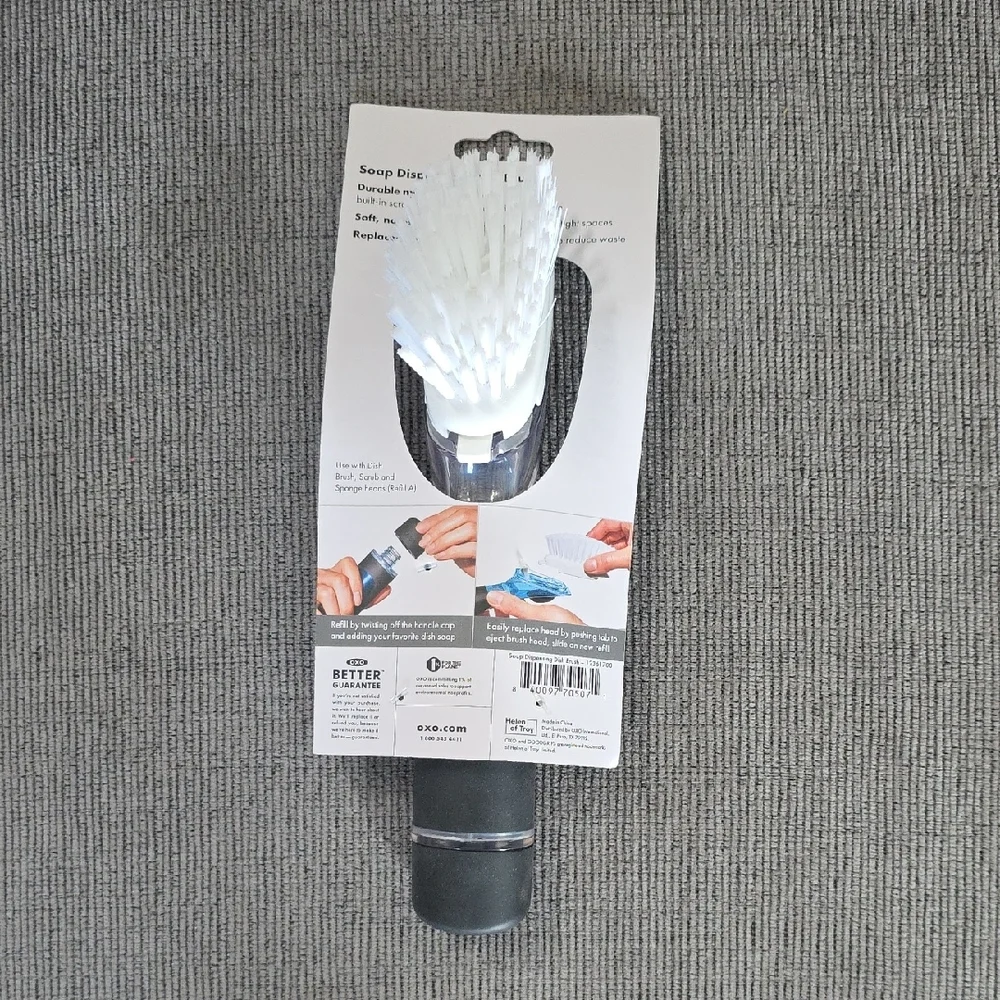 Oxo Good Grips Soap Dispensing Dish Brush and Grater And Spray Bottle‎ Set